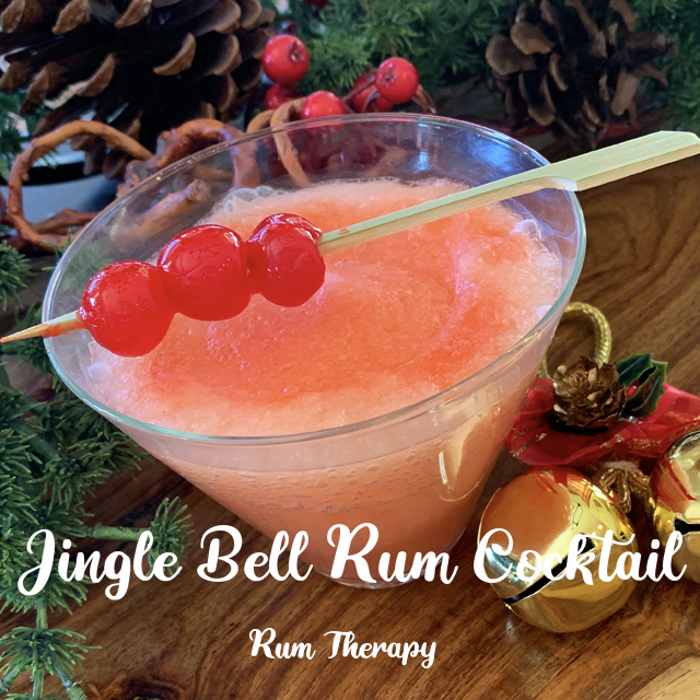Jingle Bell Rum Cocktail Rum Therapy