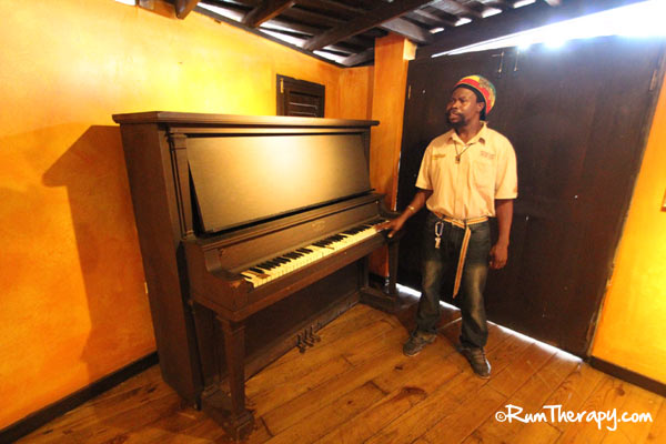 Bob Marley's Piano copyright Rum Therapy