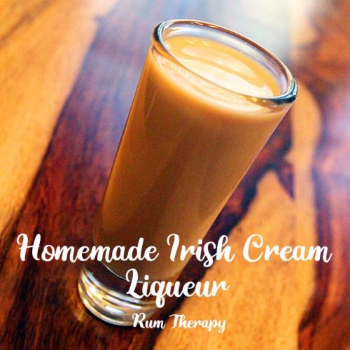 Homemade Irish Cream Rum Therapy