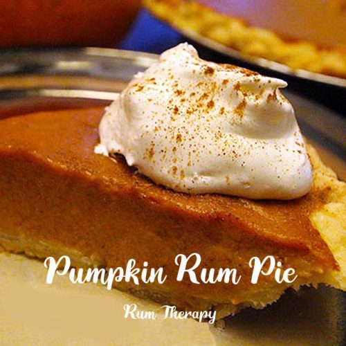 Pumpkin Rum Pie Rum Therapy